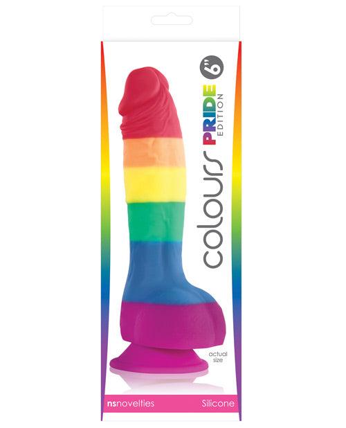 Colours Pride Edition 6" Dong W-suction Cup - Realvibes