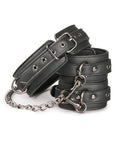 Easy Toys Faux Leather Collar W-handcuffs