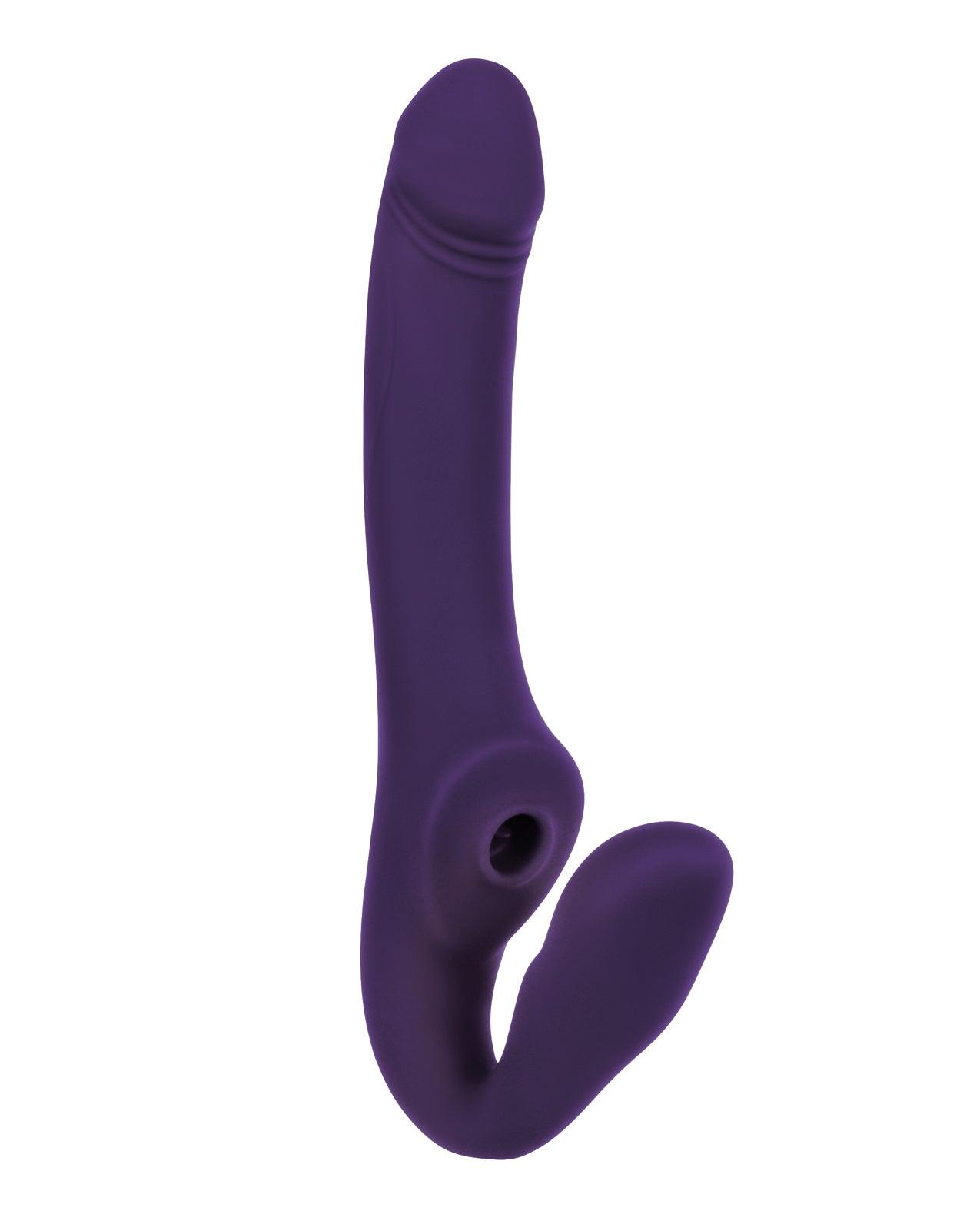 Evolved 2 Become 1 Strapless Strap On - Purple - Realvibes