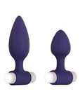 Evolved Dynamic Duo Anal Rechargeable - Purple-white - Realvibes