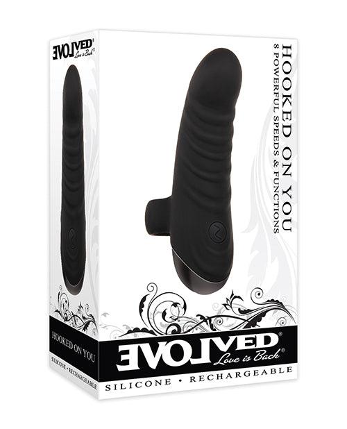 Evolved Hooked On You Curved Finger Vibrator Box