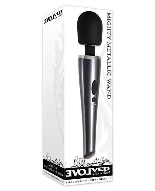 Evolved Mighty Metallic Wand - Gray-black - Realvibes