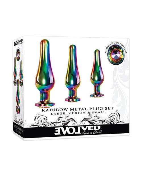 Evolved Rainbow Metal Plug Set Box