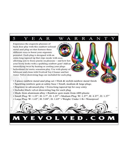Evolved Rainbow Metal Plug Set Box