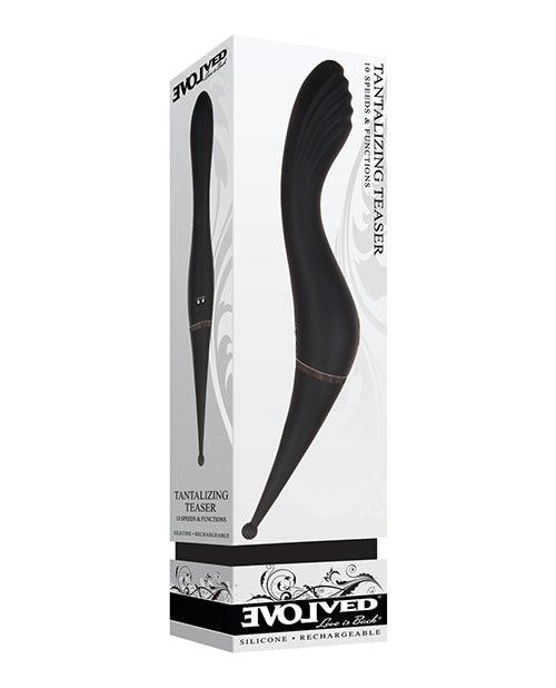 Evolved Tantalizing Teaser Dual End Vibrator - Black - Realvibes