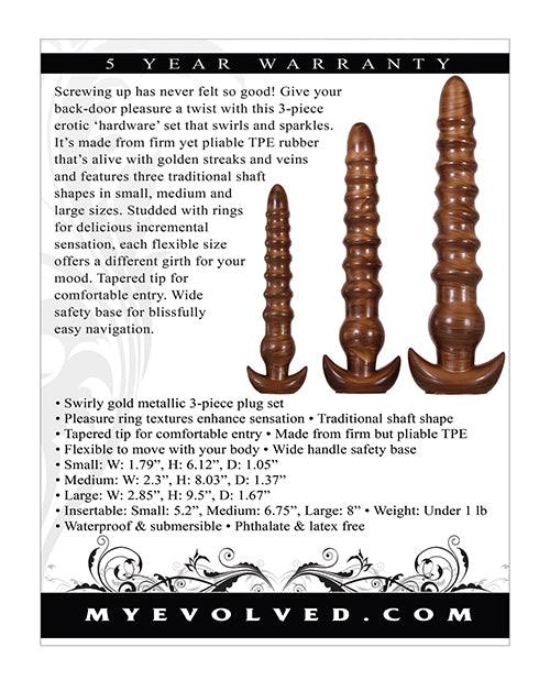 Evolved Twisted Love 3 Pc Plug Set Box