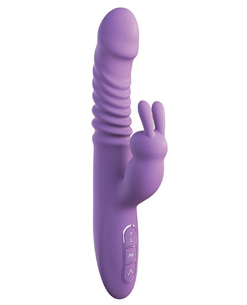 FANTASY FOR HER ULTIMATE THRUSTING SILICONE RABBIT VIBRATOR - PURPLE