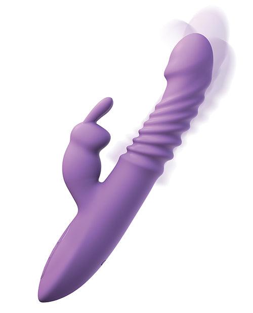 FANTASY FOR HER ULTIMATE THRUSTING SILICONE RABBIT VIBRATOR - PURPLE