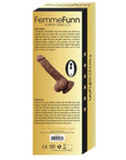 Femme Funn Turbo Baller 2.0 with8 powerful vibration modes and sculpted G spot precisionFemme Funn Turbo Baller 2.0  Brown