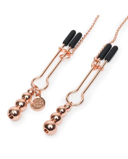 Fifty Shades Freed All Sensation Nipple & Clitoral Chain - Elegant erotic jewelry for enhanced stimulation and luxurious pleasure.