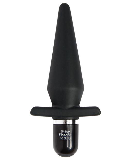 Fifty Shades Of Grey Delicious Fullness Vibrating Butt Plug - Luxurious vibrating butt plug for intense anal pleasure and customizable sensations.