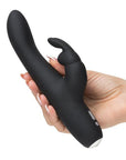 Fifty Shades Of Grey Greedy Girl Rechargeable Slimline Rabbit Vibrator 