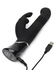 Fifty Shades Of Grey Greedy Girl Rechargeable Thrusting G-Spot Black Rabbit Vibrator