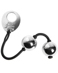 Fifty Shades Of Grey Inner Goddess Silver Metal Pleasure Balls - Sleek and weighty pleasure balls for discreet stimulation and pelvic floor toning.