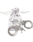 Fifty Shades of Grey You Are Mine Metal Handcuffs - Elegant and durable handcuffs for secure restraint and thrilling BDSM play