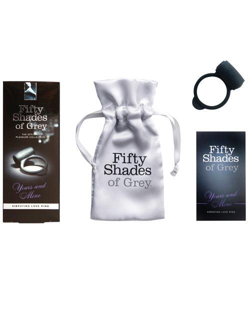 Fifty Shades of Grey Yours and Mine Vibrating Love Ring - Powerful, comfortable, and shared pleasure kit.