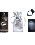 Fifty Shades of Grey Yours and Mine Vibrating Love Ring - Powerful, comfortable, and shared pleasure kit.