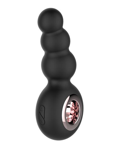 Gender Fluid Quiver Anal Ring Bead Vibe - Black - Realvibes