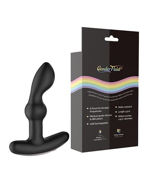 Gender Fluid Thrill Prostate Vibe - Black - Realvibes