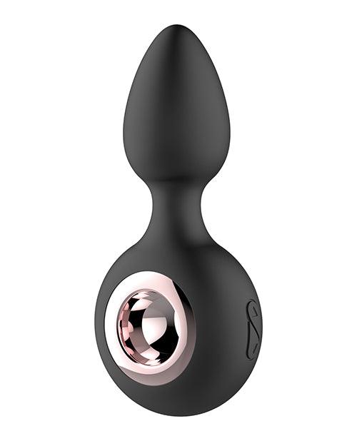 Gender Fluid Tremor Ring Plug Anal Vibe - Black - Realvibes
