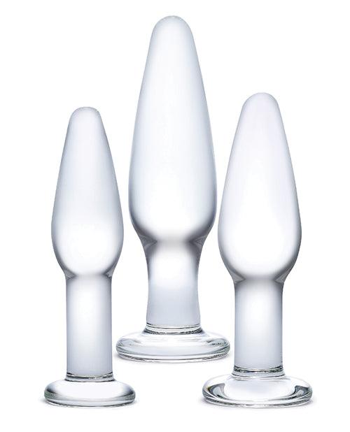 Glas 3 Pc Glass Anal Training Kit - Realvibes