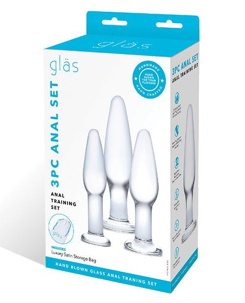 Glas 3 Pc Glass Anal Training Kit - Realvibes