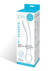 Glas 9" Classic Curved Dual Ended Dildo