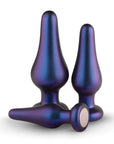 Hueman Comets Butt Plug Set Of 3 - Purple - Realvibes