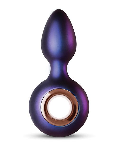 Hueman Deep Space Vibrating Anal Plug - Purple - Realvibes