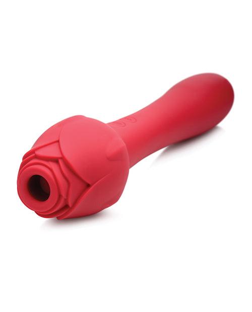 Inmi Bloomgasm Sweet Heart Rose 5x Suction Rose & 10x Vibrator - Red - Realvibes