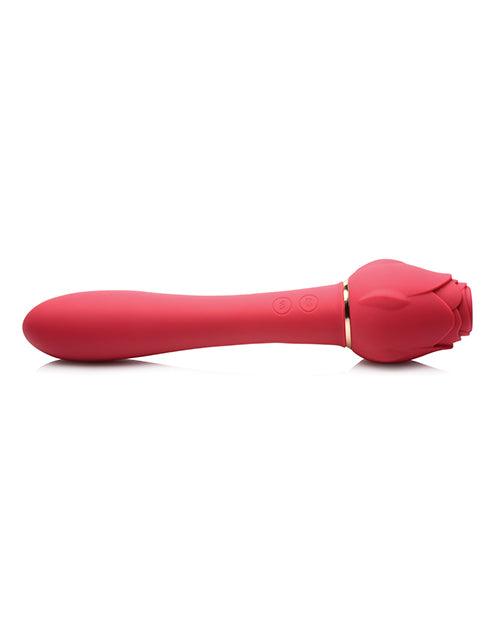 Inmi Bloomgasm Sweet Heart Rose 5x Suction Rose & 10x Vibrator - Red - Realvibes