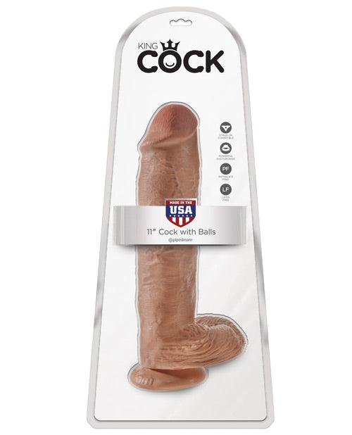 King Cock 11" Cock W-balls Package