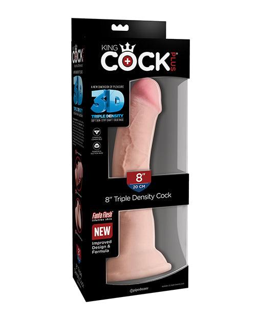 King Cock Plus 8" Triple Density Cock - Realvibes