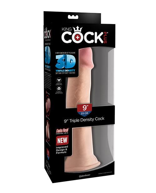 King Cock Plus 9" Triple Density Cock - Realvibes