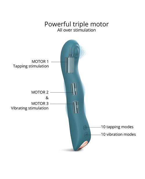 Love To Love Swap Tapping Vibrator - Teal Me - Realvibes