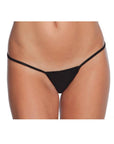 Low Rise Lycra G-string Black O-s - Realvibes