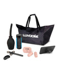 Luvdolz Remote Control Rechargeable Doggy Style Pussy & Ass W-douche - Ivory - Realvibes