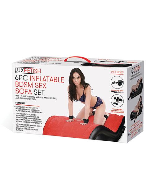 Lux Fetish 6 Pc Inflatable Bdsm Sex Sofa Set - Realvibes