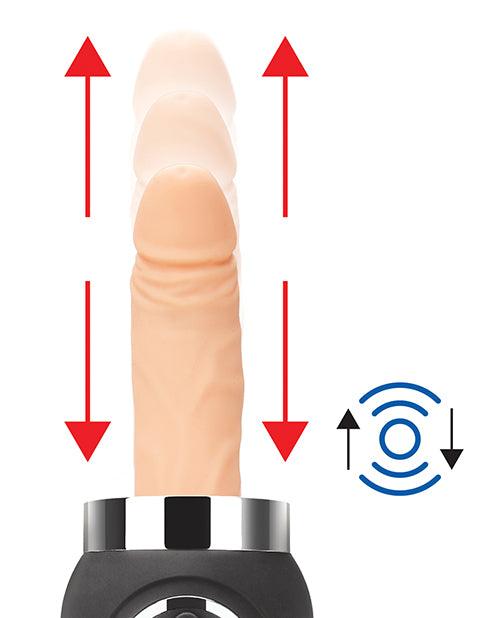 Lux Fetish Rechargeable Thrusting Compact Sex Machine W-remote - Realvibes