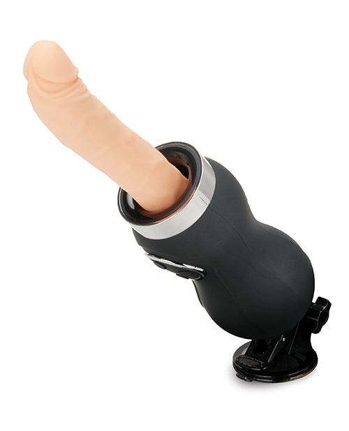 Lux Fetish Rechargeable Thrusting Compact Sex Machine W-remote - Realvibes