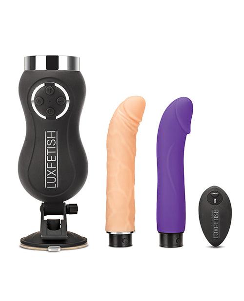 Lux Fetish Rechargeable Thrusting Compact Sex Machine W-remote - Realvibes