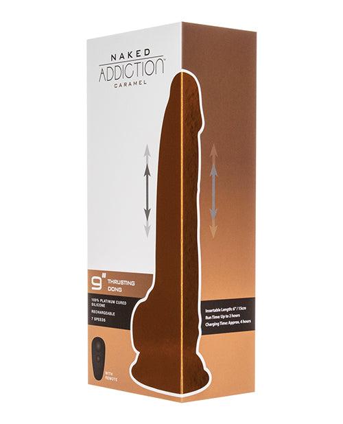 Naked Addiction 9" Thrusting  Dong W-remote