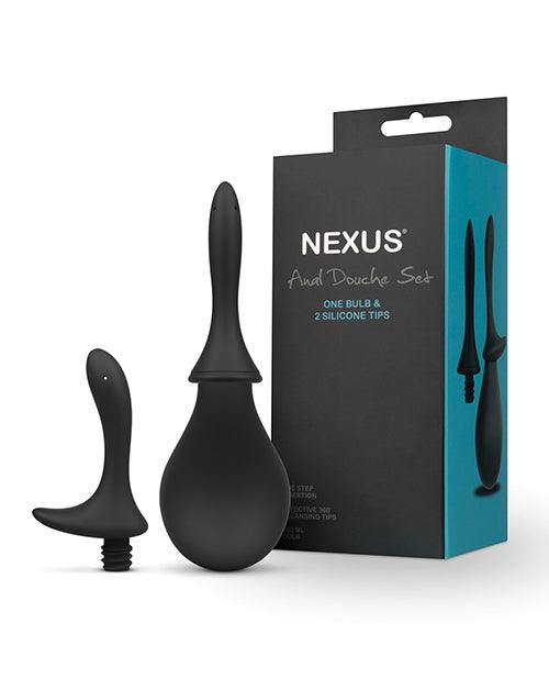 Nexus Anal Douche Set - Black - Realvibes