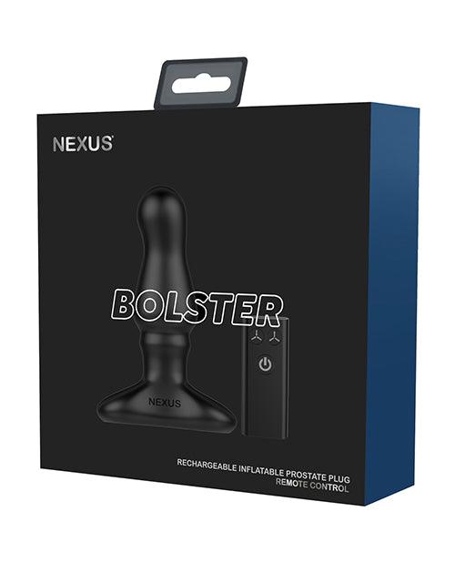 Nexus Bolster Butt Plug W/inflatable Tip Black Box