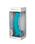 Nexus Solid Silicone 7" Dildo Hux - Turquoise - Realvibes