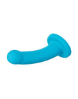 Nexus Solid Silicone 7" Dildo Hux - Turquoise - Realvibes