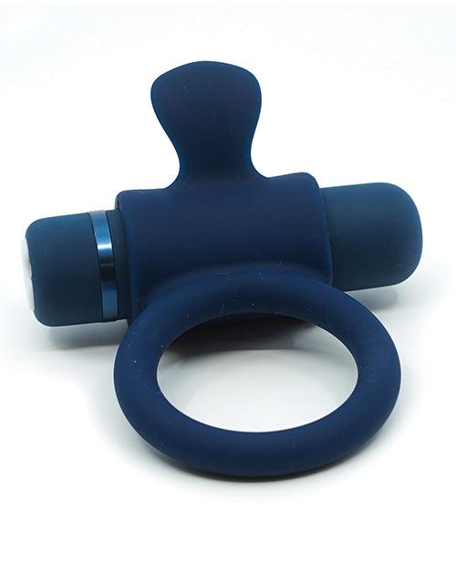 Nu Sensuelle 7 Function Silicone Bullet Ring Navy