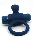 Nu Sensuelle 7 Function Silicone Bullet Ring Navy