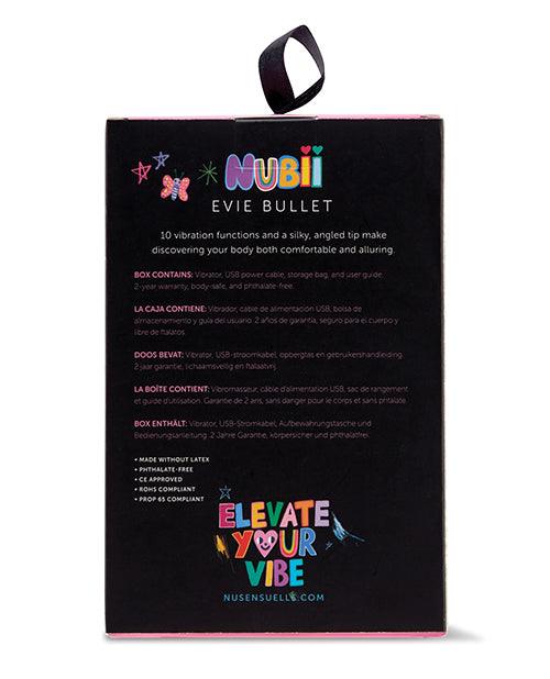 Nu Sensuelle Evie 5 Speed Nubii Bullet - Sleek and compact bullet vibrator for intense pleasure and discreet enjoyment.