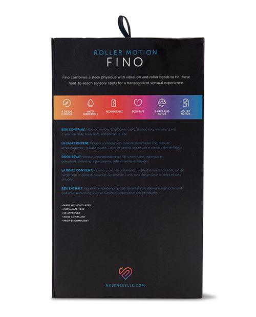 Nu Sensuelle Fino Roller Motion Plug Back of Box